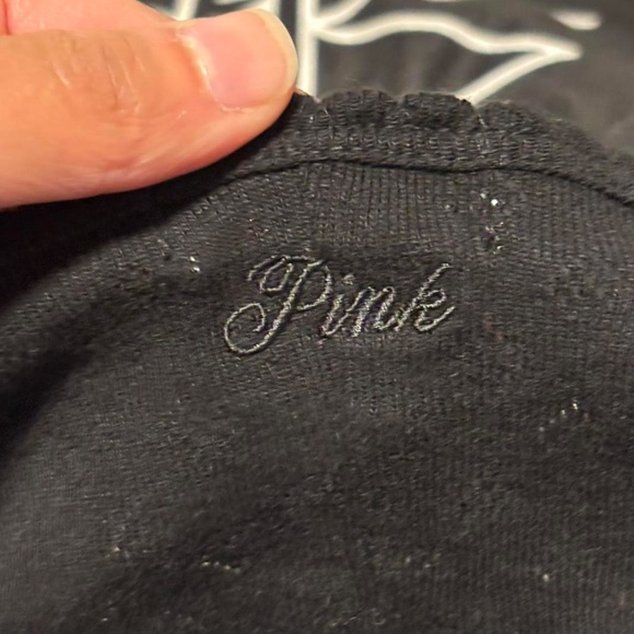 PINK black pointelle romper - Picture 4 of 6